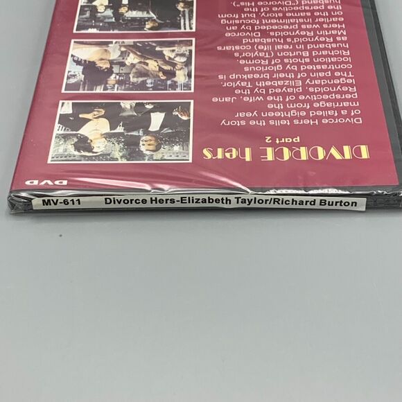 Divorce Hers Elizabeth Taylor Richard Burton Part 2 DVD 2004 Color Full Frame - Picture 5 of 5